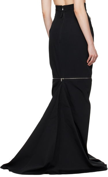 Sukňa Rick Owens Rick Owens Hollywood Headon Maxi Skirt Čierna | RO01E7399 PCVS, 2