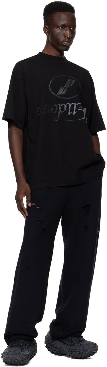 Tepláky We11done We11done Distressed Sweatpants Čierna | WD-TA1-24-812-U-BK, 3