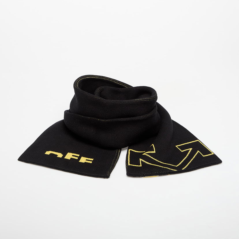 Šál Off-White OFF-WHITE KIDS Type Logo Scarf Universal Čierna | OBMA001F25KNI0011018