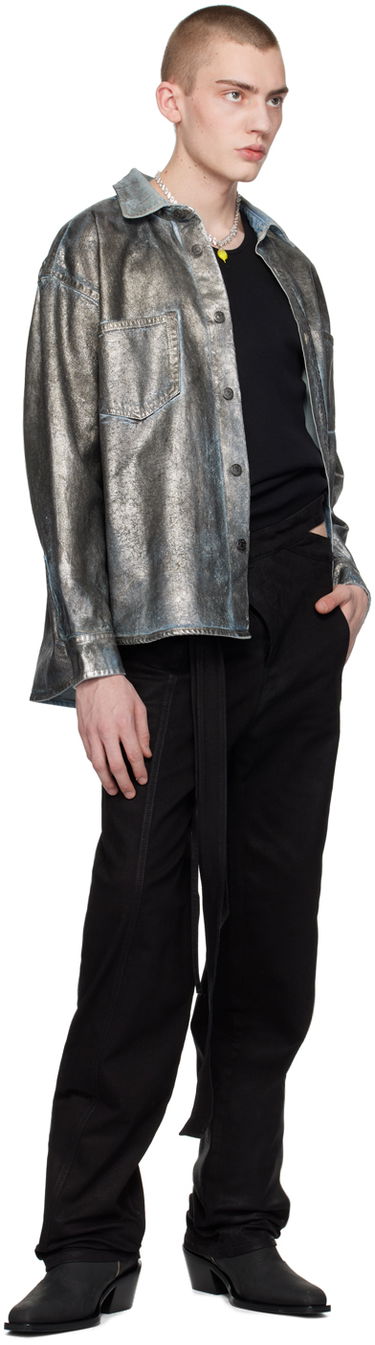 Nohavice a džínsy Ottolinger Ottolinger Signature Wrap Jeans Čierna | 1700203E, 3