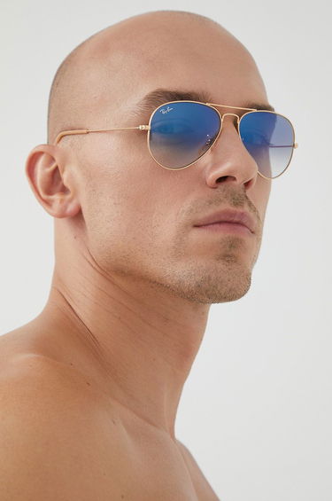 Slnečné okuliare Ray-Ban AVIATOR LARGE METAL 0RB3025 Sunglasses Metalická | RB3025.001/3F, 0