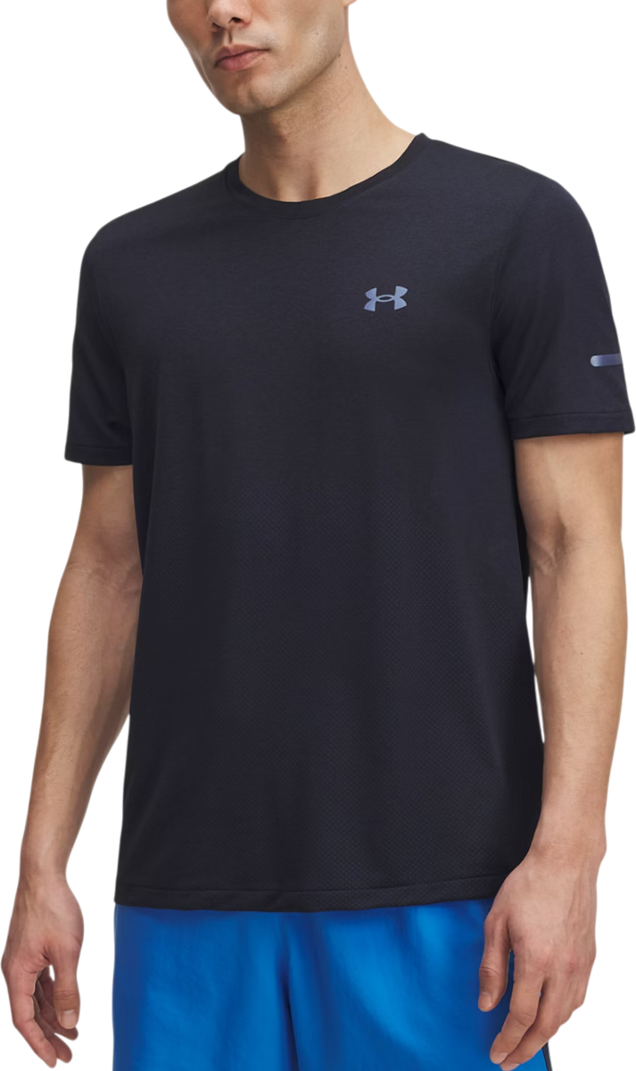 Tričko Under Armour Under Armour Seamless Stride Short Sleeve T-Shirt Čierna | 1375692-403