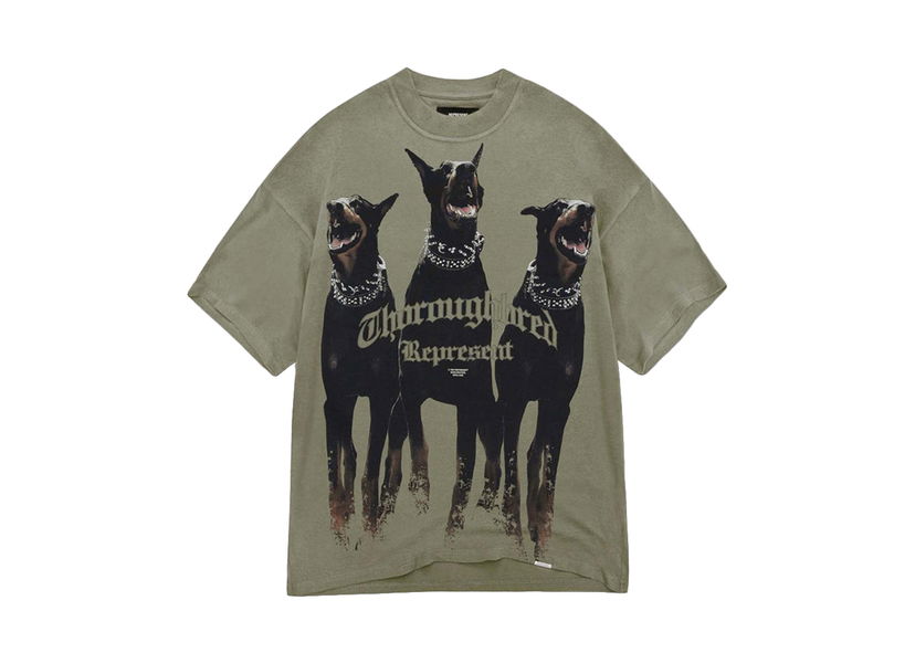 Tričko Represent Clo Represent Thoroughbred T-shirt Khaki Zelené | MT4005-168