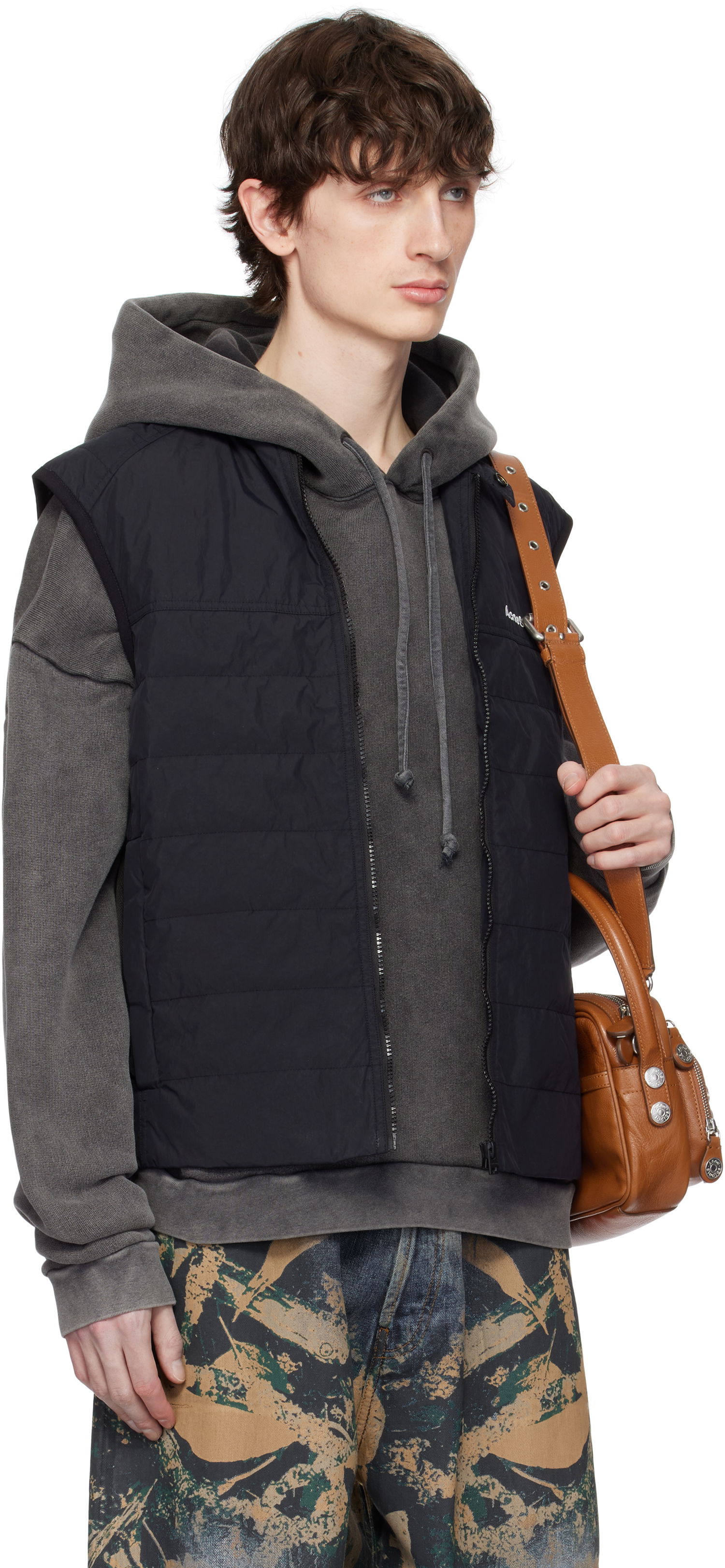 Vesta Acne Studios Acne Studios Quilted Down Vest Čierna | B90804-, 1