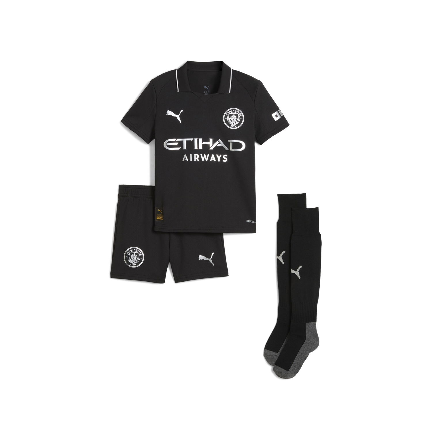 Súprava Puma Minikit Manchester City 2nd Kit 25/26 Čierna | 780355_02, 0