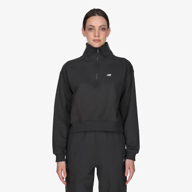 Mikina New Balance NB Athletics Zip Hoodie Šedá | WT31501-ACK, 1