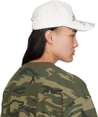 Šiltovka We11done We11done Flame Logo Baseball Cap Biela | WD-AH0-25-409-U-WH, 2