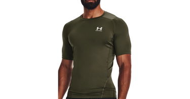 Tričko Under Armour HG Armour Comp Zelené | 1361518-390, 1