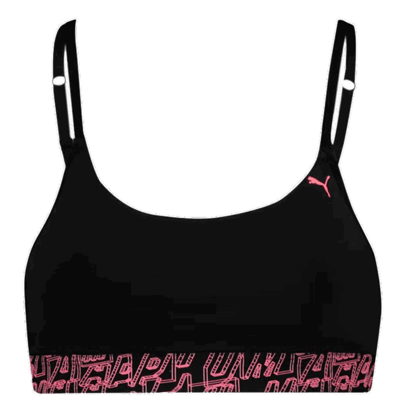 Podprsenka Puma Printed Bandeau Top Čierna | 935039-03