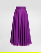 Dolce & Gabbana Chiffon Midi Skirt