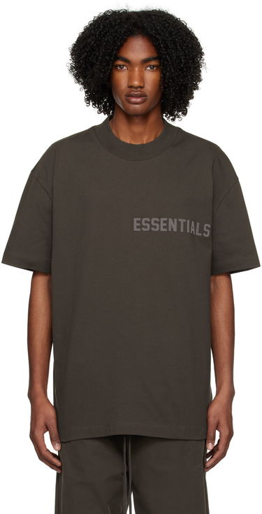 Tričko Fear of God Fear of God ESSENTIALS Crewneck T-Shirt Hnedá | 125BT222000F, 0