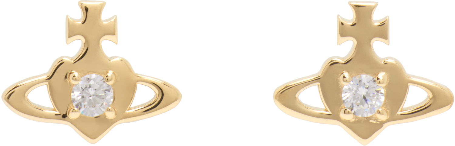Náušnice Vivienne Westwood Noella Orb Stud Earrings Žltá | 6201037P-01R102-, 0