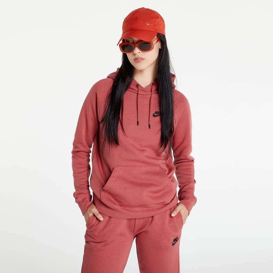 Mikina Nike Sportwear Essential Červená | dx2316-691, 0