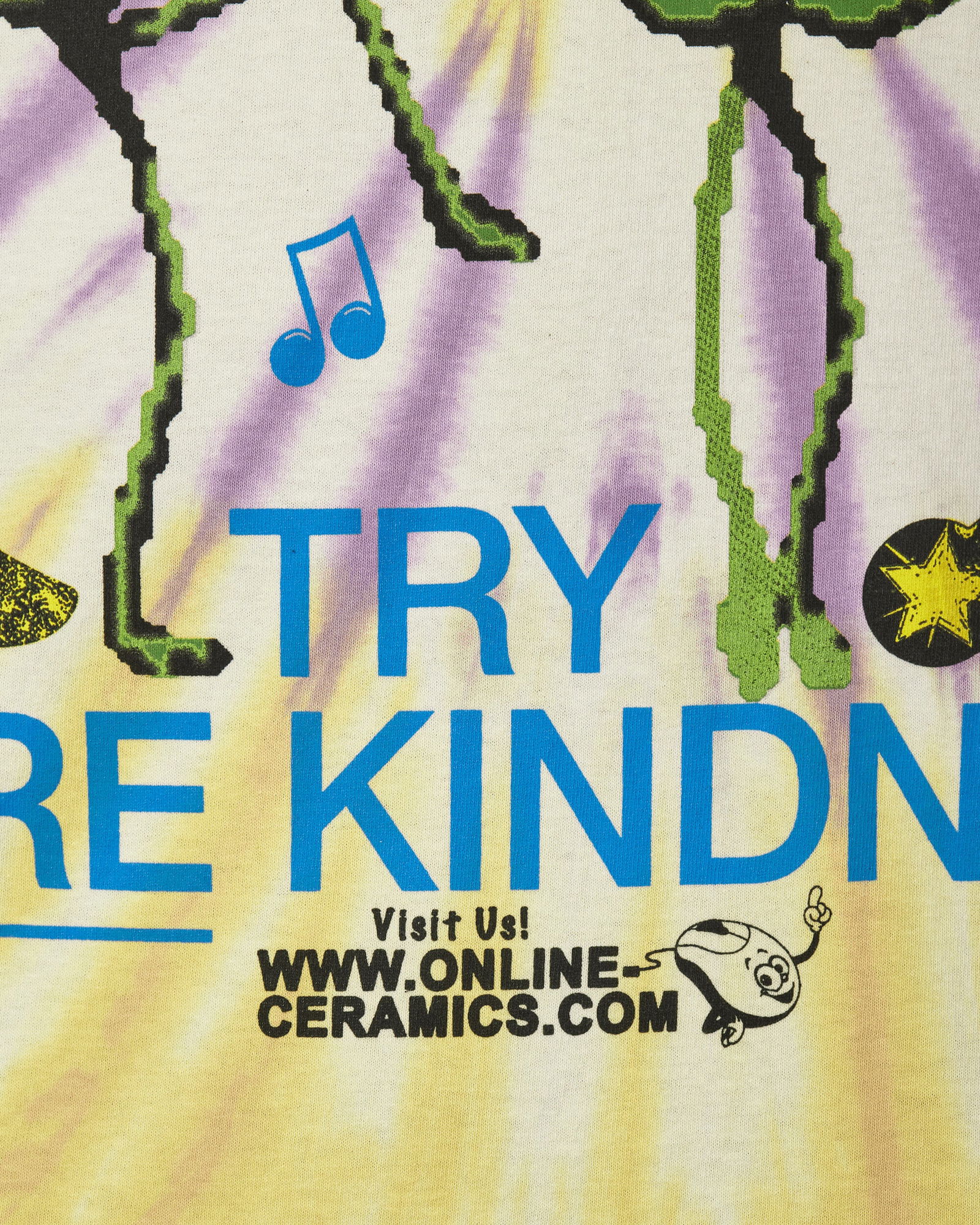 Try More Kindness Tie-Dye T-Shirt Multicolor