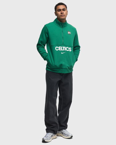 Mikina Nike Boston Celtics Club Courtside Half-Zip Top Zelené | FZ7708-312, 4
