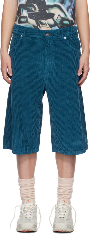Šortky ERL Corduroy Shorts Modrá | ERL09P007, 0