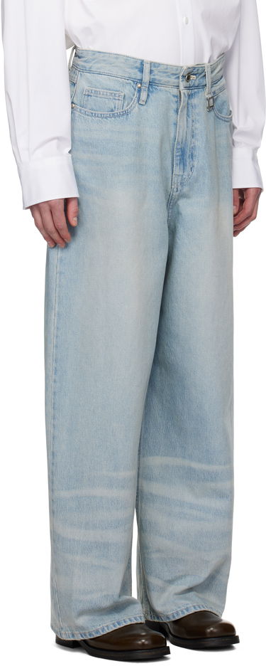 Džínsy WOOYOUNGMI WOOYOUNGMI Wide Washed Jeans Modrá | W251PT25, 1