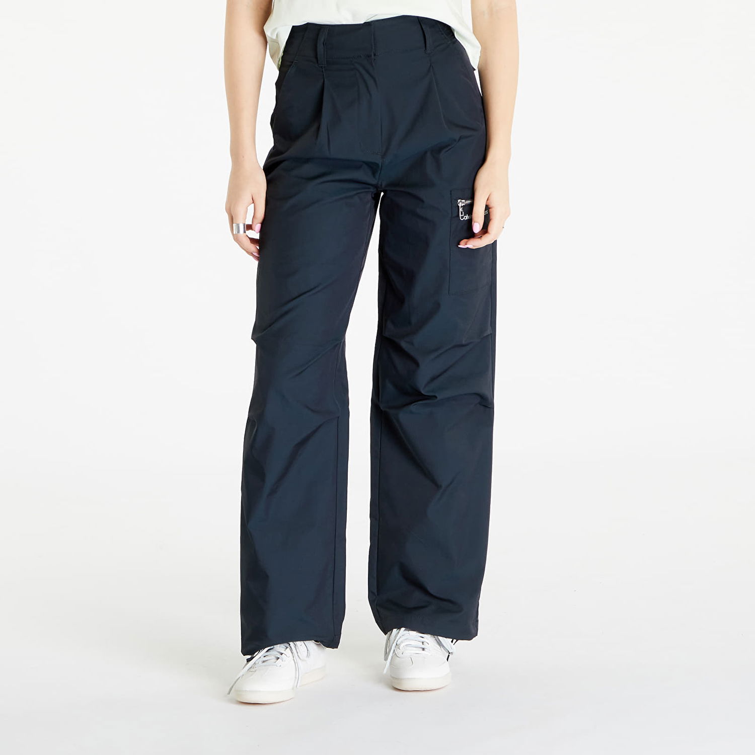 Nohavice CALVIN KLEIN Two Tone Parachute Pants Čierna | J20J221859 0GP, 0