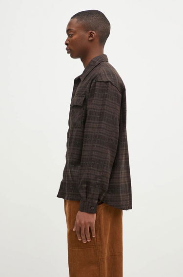 Košeľa Represent Clo Brown Checkered Buttoned Shirt Hnedá | MLM2158064, 3