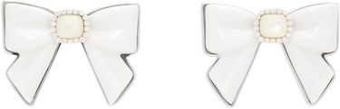 Náušnice SHUSHU/TONG SHUSHU/TONG YVMIN Edition Bowknot Nacre Earrings Biela | 25622WHT00DN2, 0