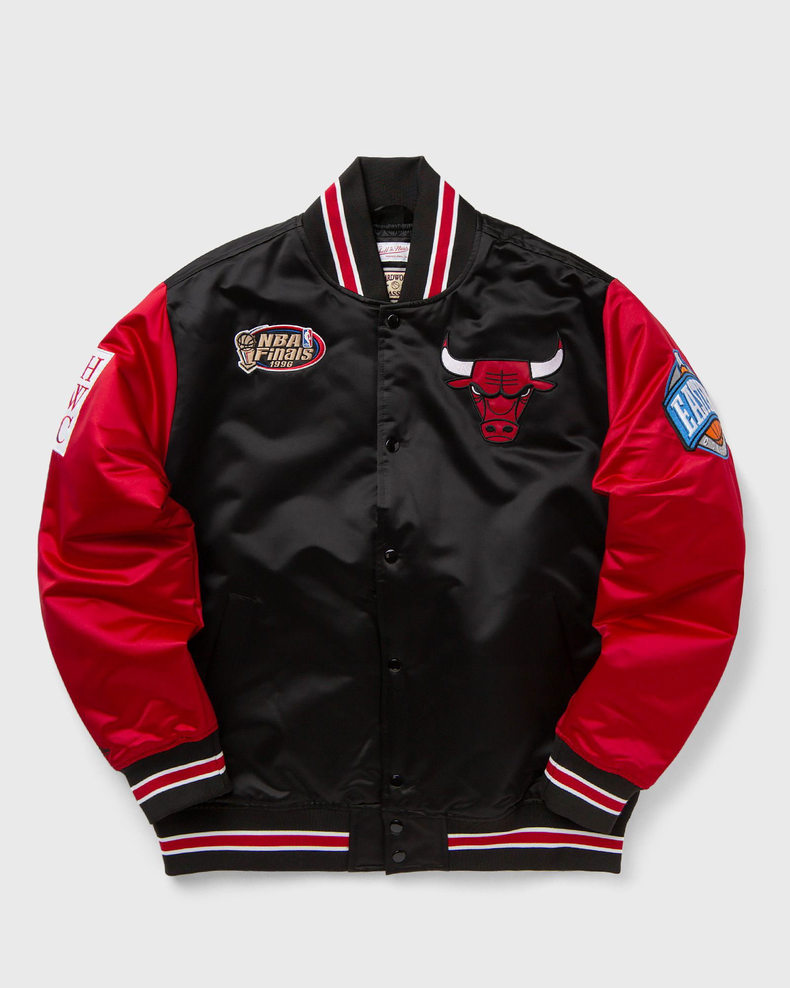 PRIMETIME HEAVYWEIGHT SATIN JACKET VINTAGE LOGO CHICAGO BULLS