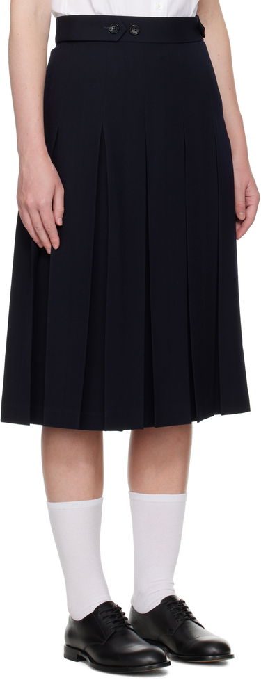 Sukňa Comme des Garçons Girl Pleated Midi Skirt Navy | NO-S003-051-2, 1