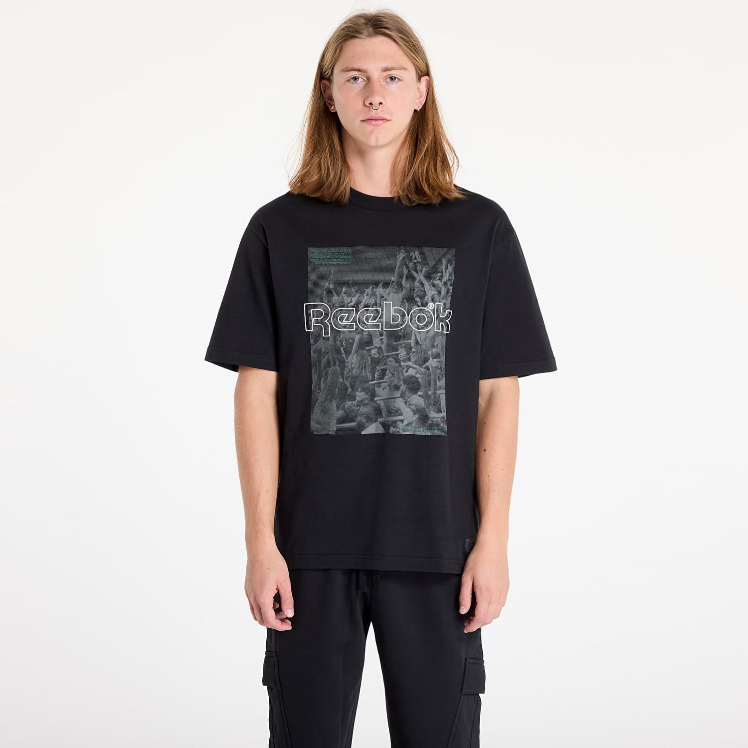 Tričko Reebok Classics Team Tradition Short Sleeve Tee UNISEX Black M Čierna | 100205656, 0