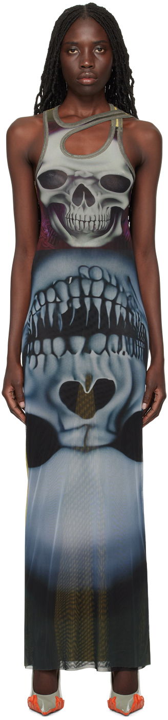 Šaty Ottolinger Ottolinger Printed Mesh Maxi Dress Rôznofarebný | 102703, 0