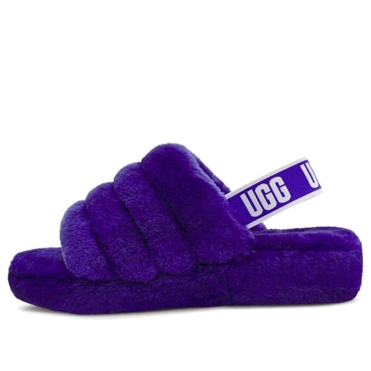 Tenisky a topánky UGG UGG Fluff Yeah Slide Minimalistic Thick Sole Fialová | 1095119-VNGH