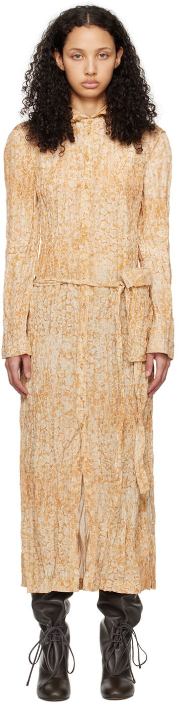 Šaty LEMAIRE Lemaire Atelier la Folie Edition Midi Dress Béžová | DR1064 LF1261, 0