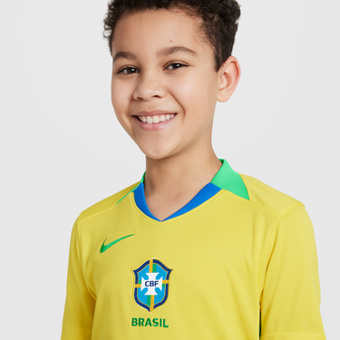 Dres Nike Brazil Stadium 2025 Dri-FIT Replica Jersey Žltá | FZ9194-718, 4