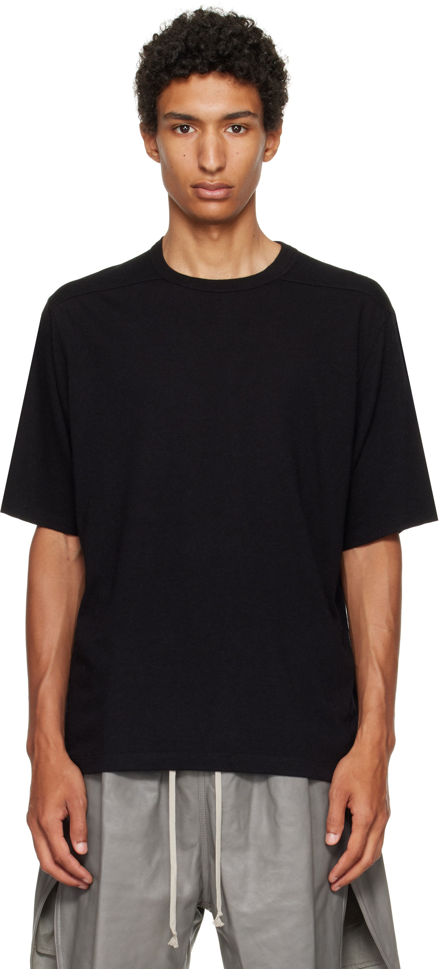 Tričko Rick Owens Rick Owens Concordians Brad T-Shirt Čierna | RU02E1232 JR, 0