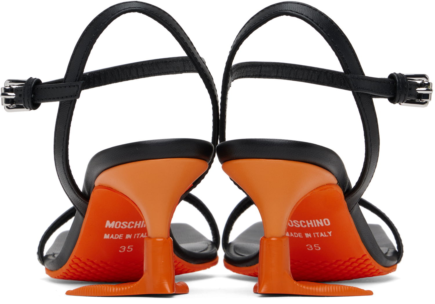 Doplnky Moschino Moschino Duck Heeled Sandals Oranžová | MA16575G1M MA3 00A, 1