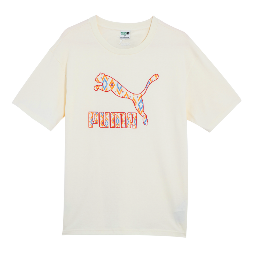 Tričko Puma Prairie Resort Graphic T-Shirt Béžová | 626869-55