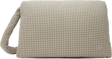Taška cez rameno ERL ERL Plaid Messenger Bag Béžová | ERL09K031, 0