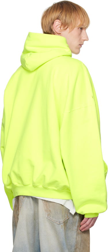 Mikina Balenciaga Balenciaga 3B Liquified Hoodie Žltá | 803265TRVS9, 2