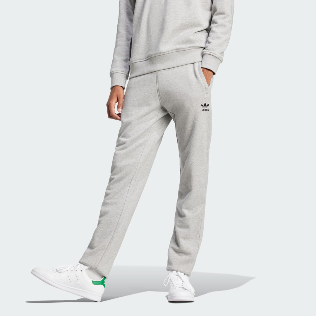 Tepláky adidas Performance Trefoil Essentials French Terry Sweatpants Šedá | JD2424, 0