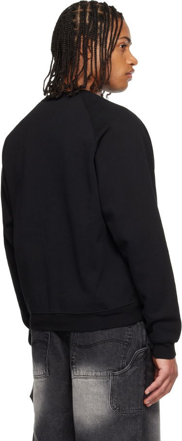 Mikina Dime Cursive Small Logo Crewneck Sweatshirt Čierna | DIMEHO2546BLK, 2