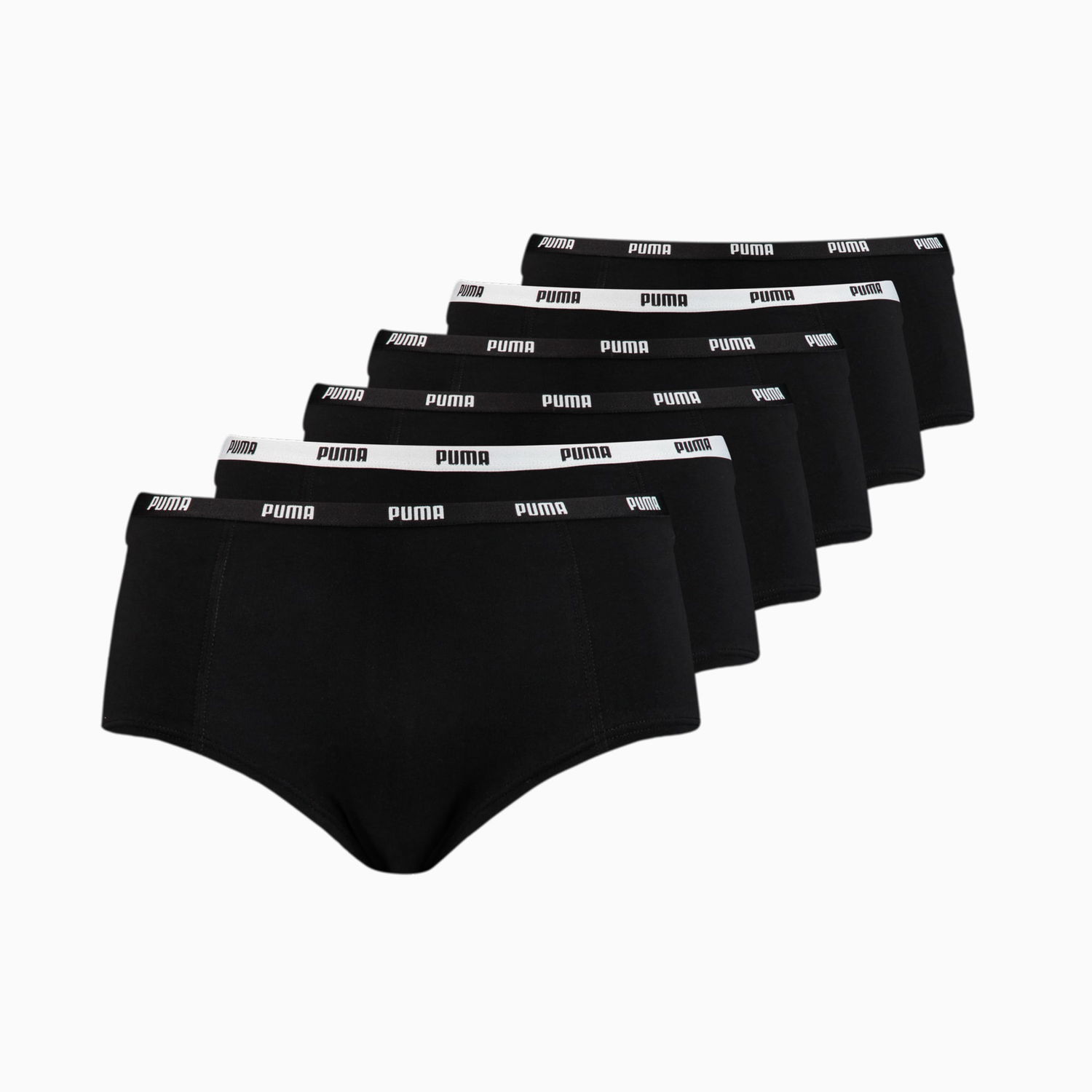 Nohavičky Puma Mini Short 6 pack Panties Čierna | 935578_01, 0