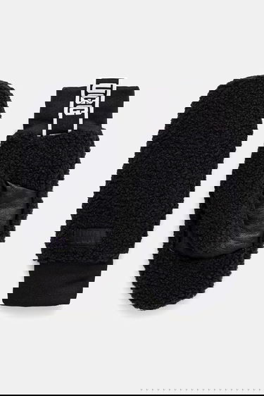 Rukavice UGG Sherpa Mittens with Leather Palm Čierna | 101099, 0