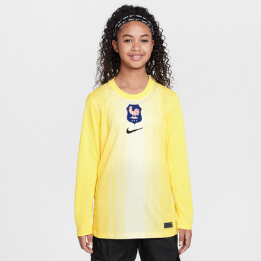 Dres Nike FFF Stadium 2025/26 Dri-FIT Replica Goalkeeper Jersey Žltá | HM9792-718, 4