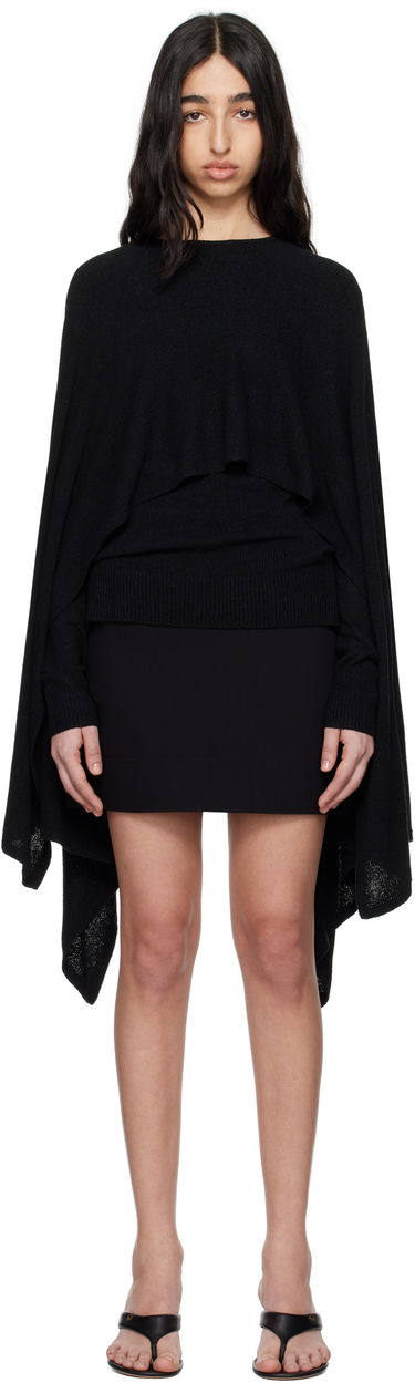 Sveter TOTEME TOTEME Cape Knit Sweater Čierna | 252-WRT0505-YA0156, 0
