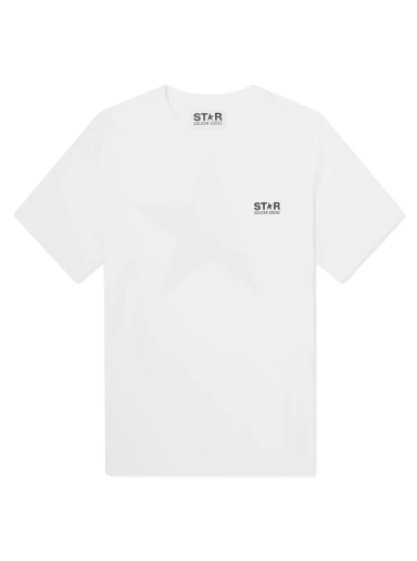 Tričko Golden Goose Star Front Back Print Tee Biela | GMP01056-P000593-10283