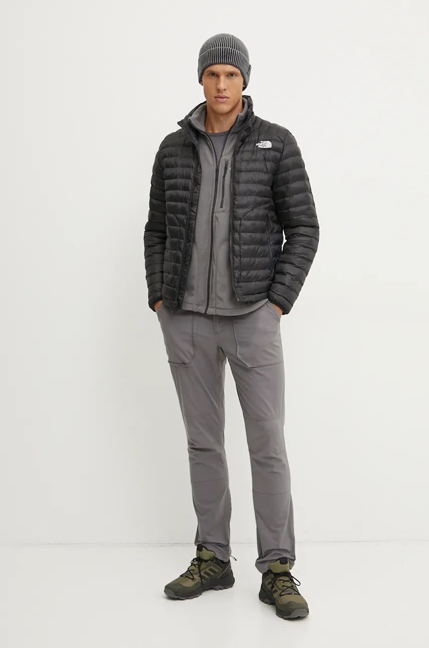 Prešívaná bunda The North Face Black Puffer Jacket Huila Čierna | NF0A85AE4GZ1, 1