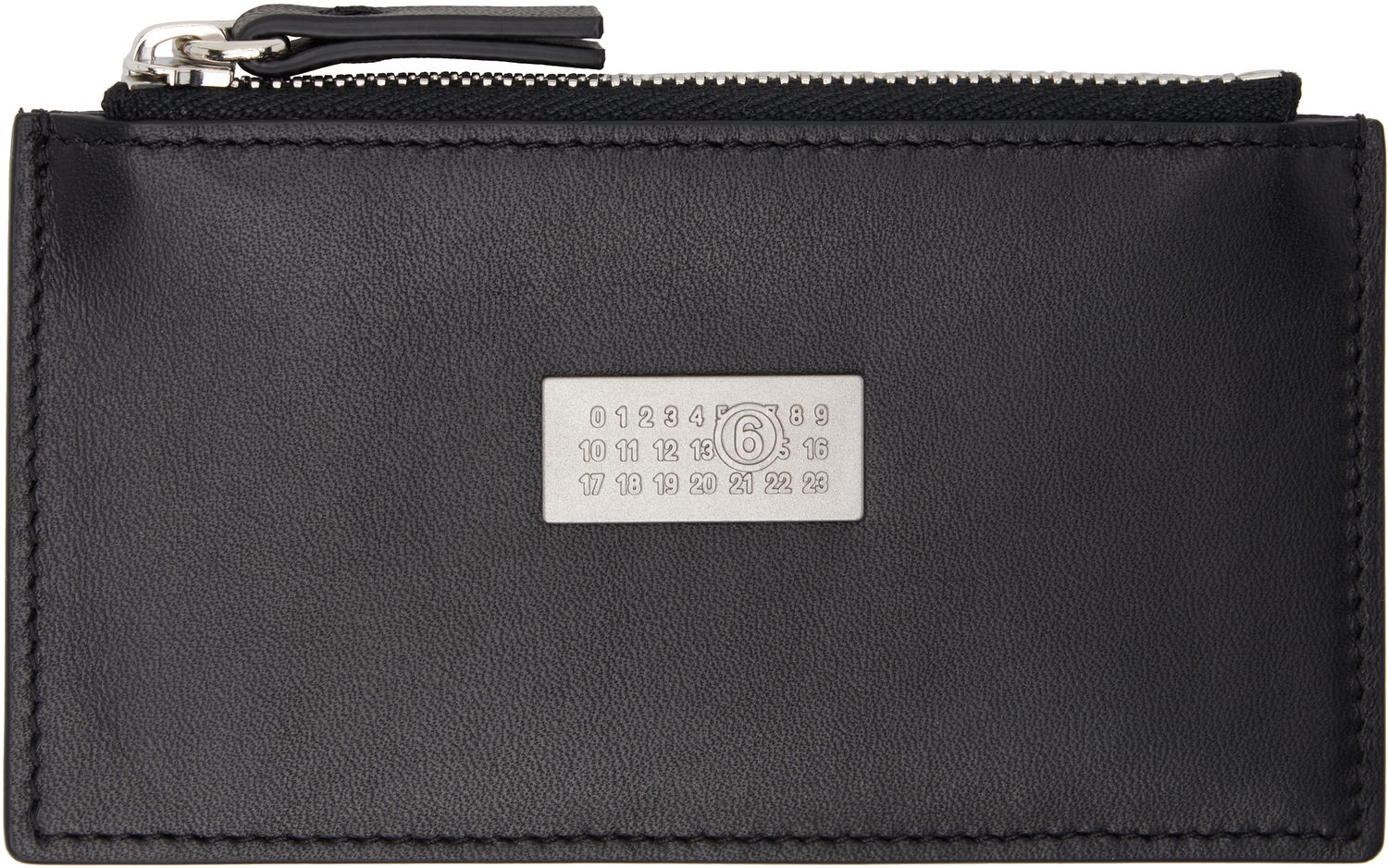 Peňaženka Maison Margiela MM6 Maison Margiela Leather Card Holder Čierna | SA5UI0016 P7258, 0