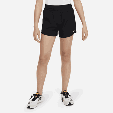 Šortky Nike Dri-FIT One High-Waisted Woven Training Shorts Čierna | DX4967-010, 0