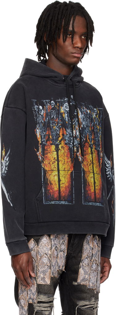 Mikina Who Decides War Who Decides War Ember Chapel Graphic Hoodie Čierna | 1110180002SS25, 1