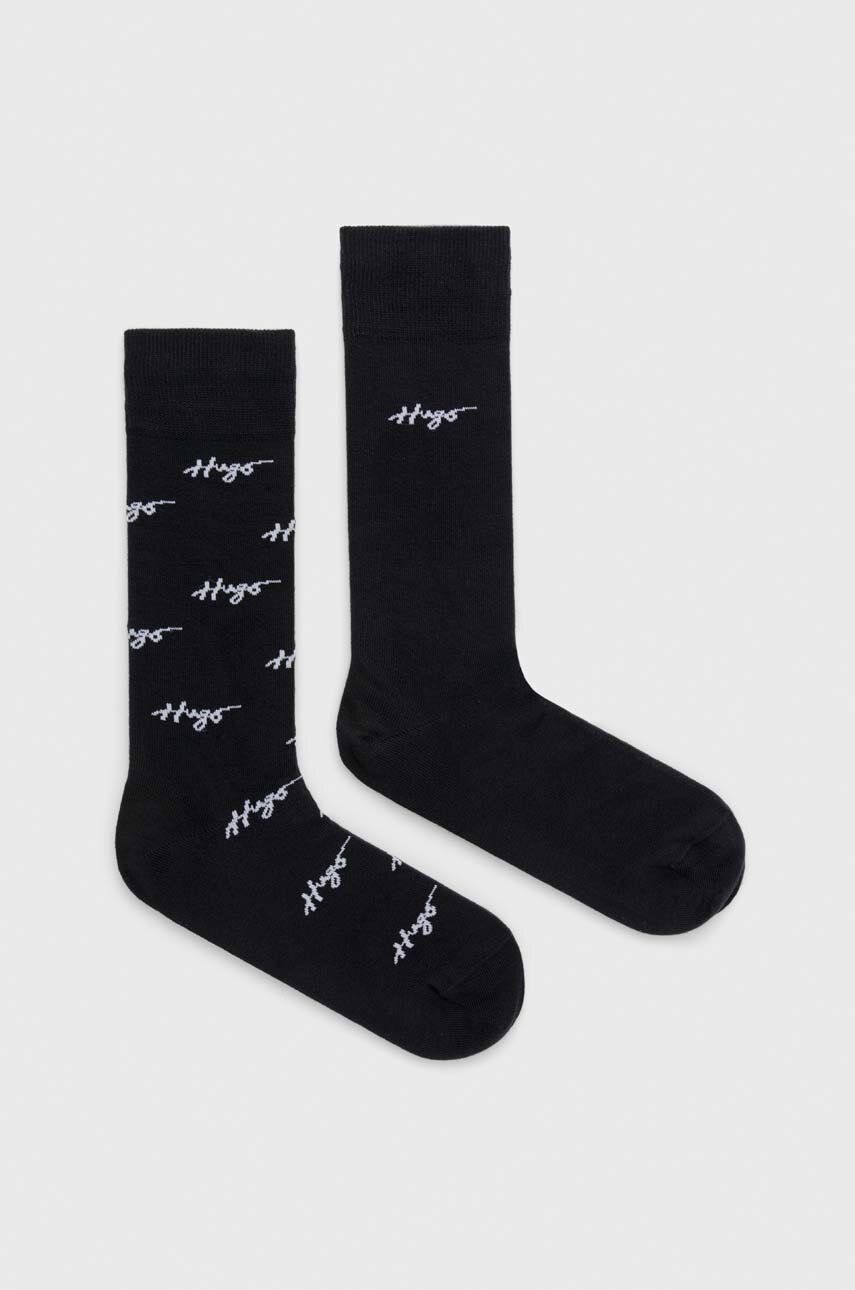 Ponožky BOSS Socks 2-pack Čierna | 50491194, 0