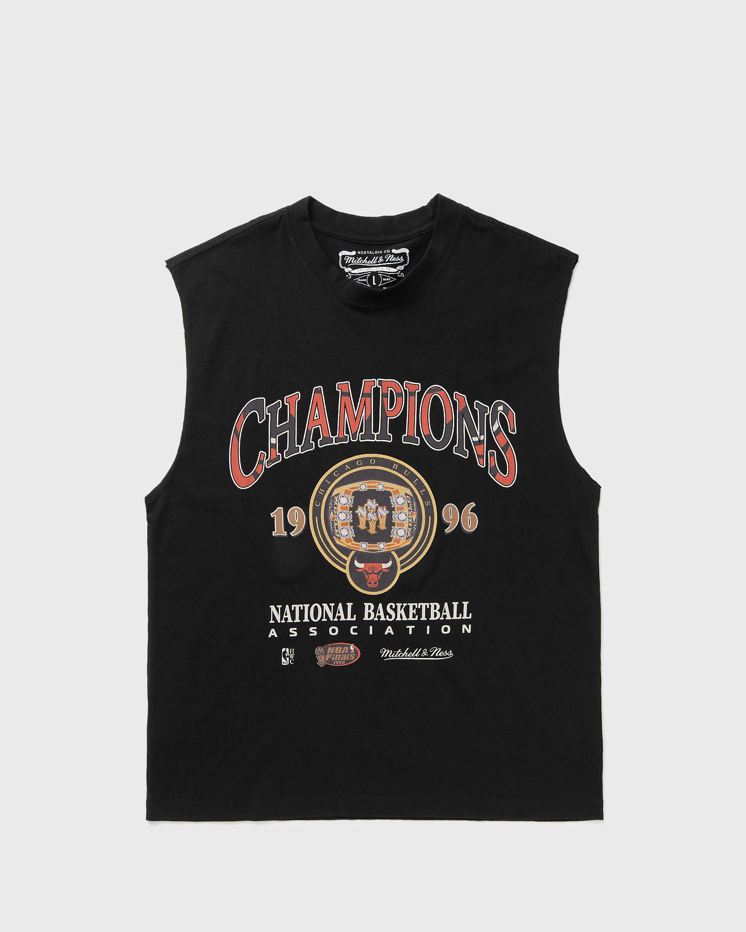 Tielko Mitchell & Ness Chicago Bulls 1996 Championship Rings Sleeveless T-Shirt Čierna | TP11723-CBUBLCK, 0