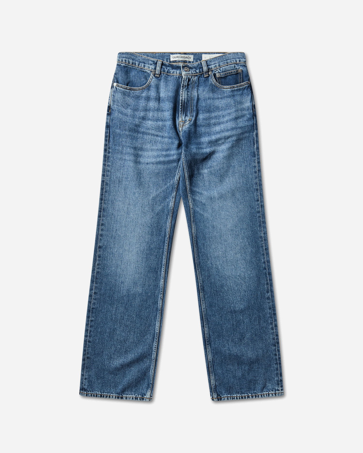 Džínsy OUR LEGACY Carlson Cut Jeans Rodeo Wash Modrá | M4255RR 001, 1
